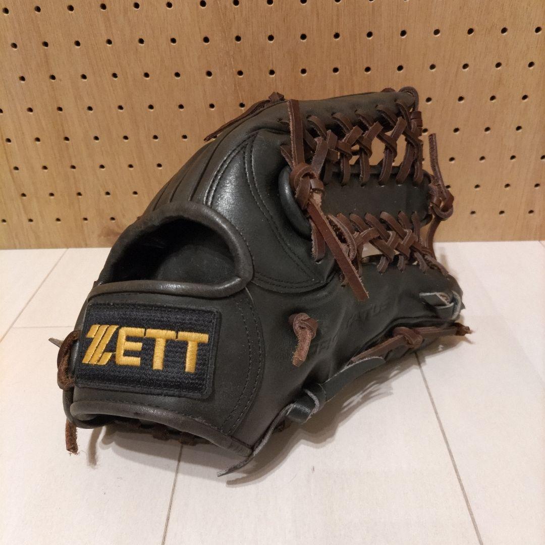 ざ*き様 旧ロゴ ZETT プロステイタス 軟式外野手用 グラブ