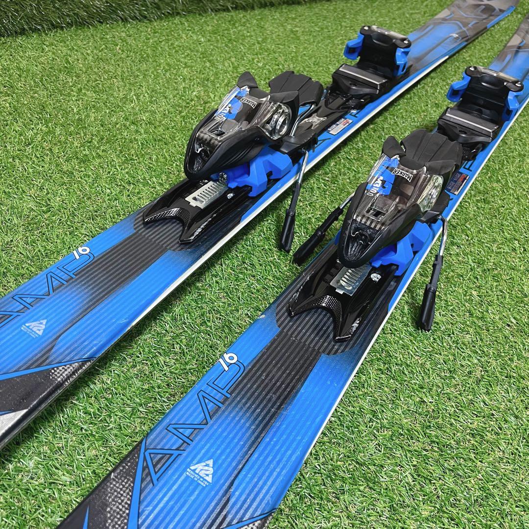 K2 AMP76 スキー板163cm 解放値3-10 ソール 258-360mm