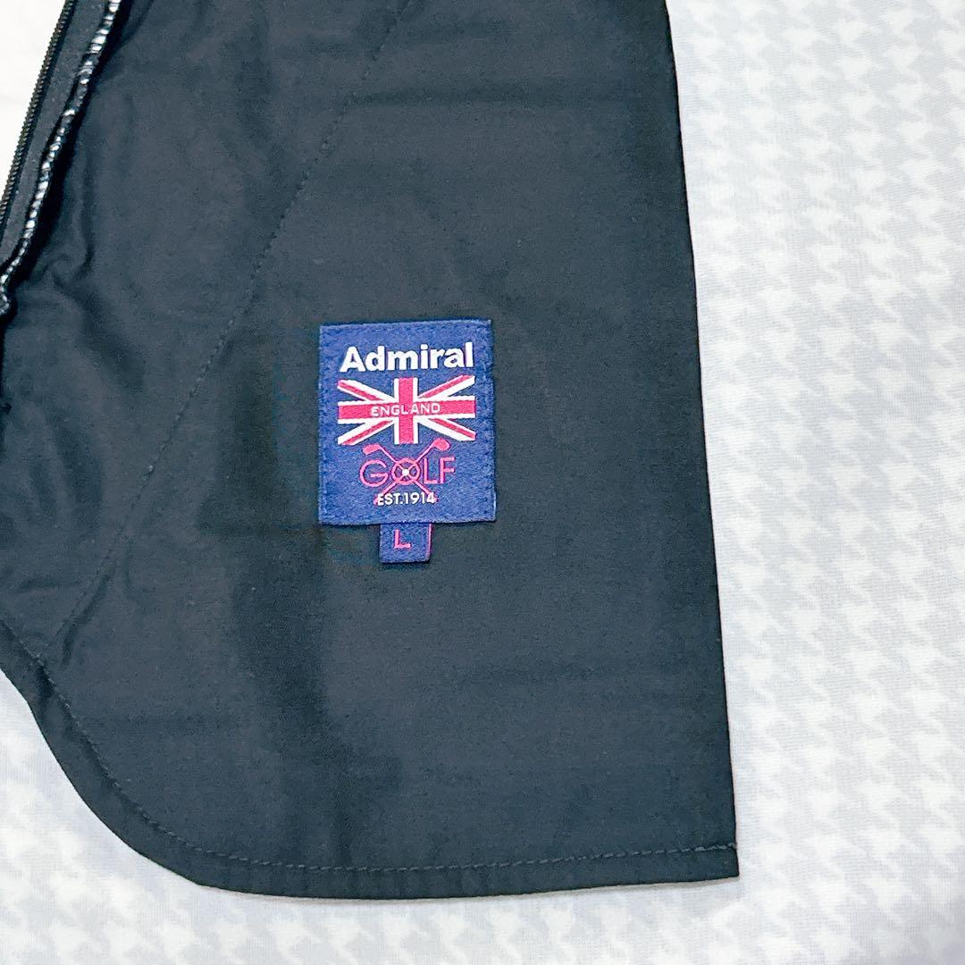 美品 アドミラル Admiral ゴルフベスト ピンク スカート白黒 2点セット