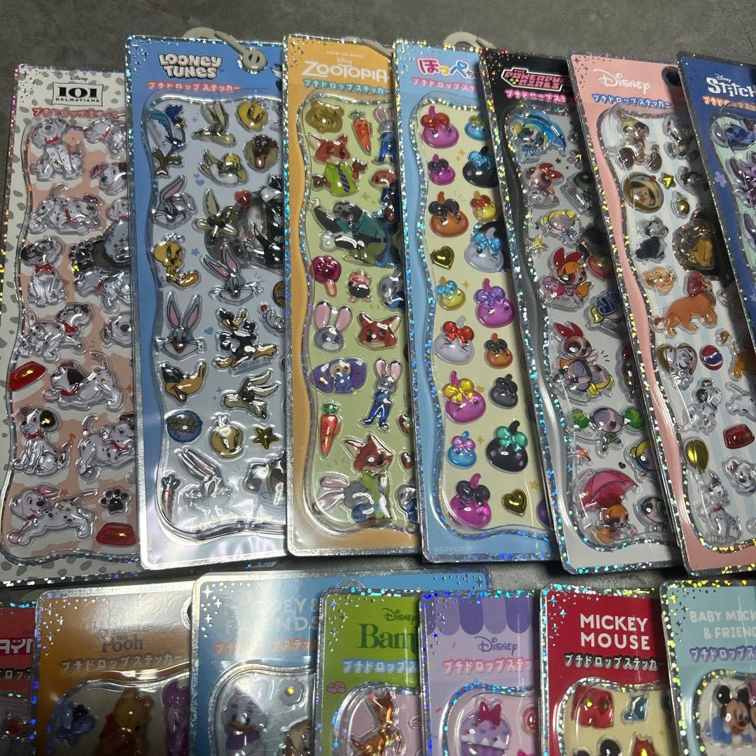 プチドロップステッカー　シール　１７枚セット　まとめ売り