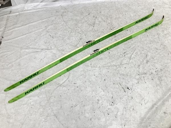 KARHU クロスカントリー 195 スキー カルフ 板 ストックFINLAND