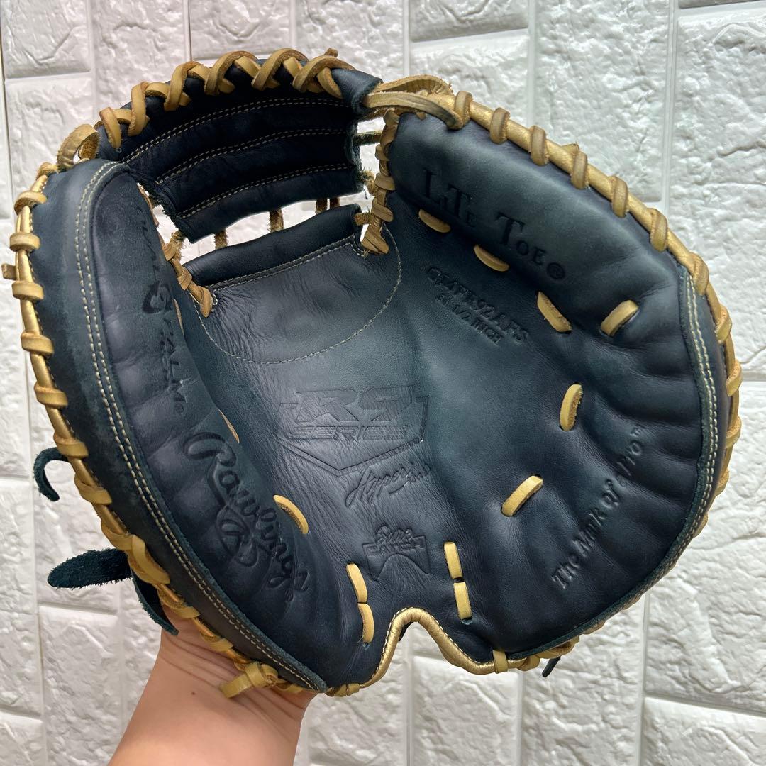 【良型】野球 グローブ 軟式 少年野球 キャッチャーミット ローリングス