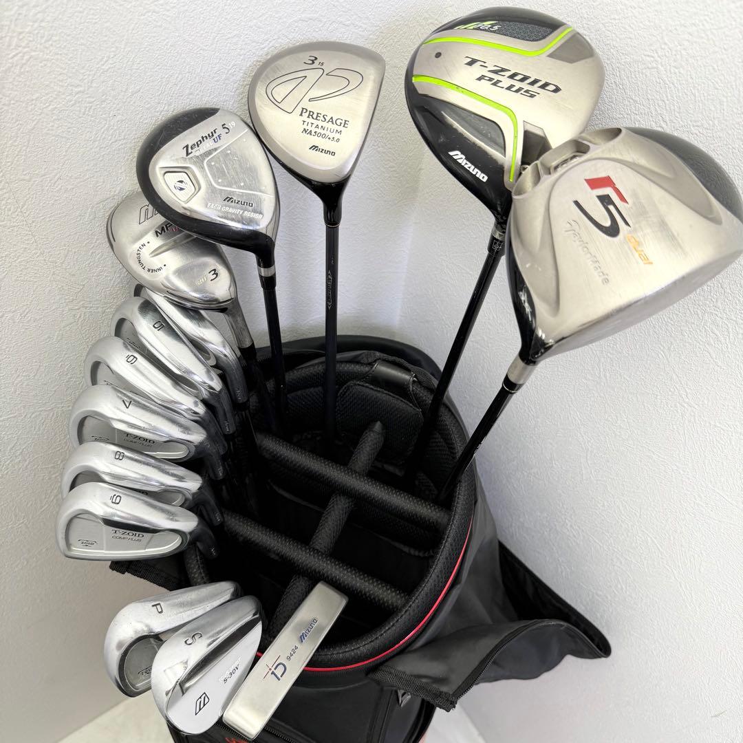 ⭐️テーラーメイド Mizuno メンズ ゴルフクラブ　フルセット