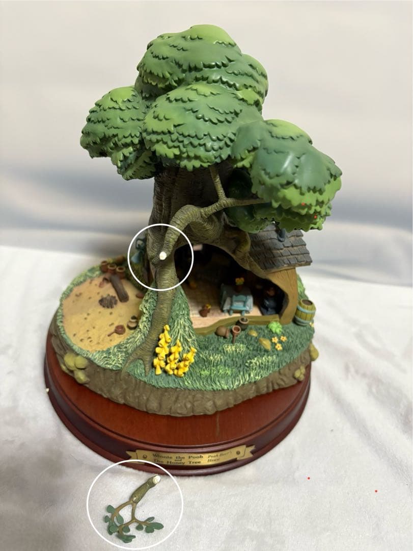 WDCC くまのプーさん ツリーハウス　ディズニー 訳あり