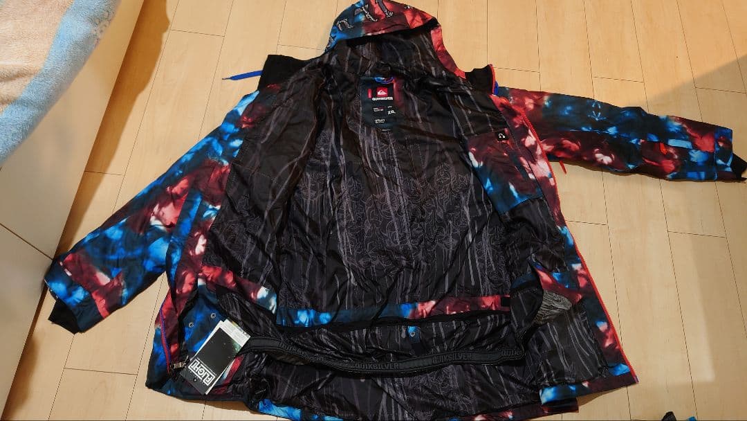 スノーボードジャケット タイダイ柄