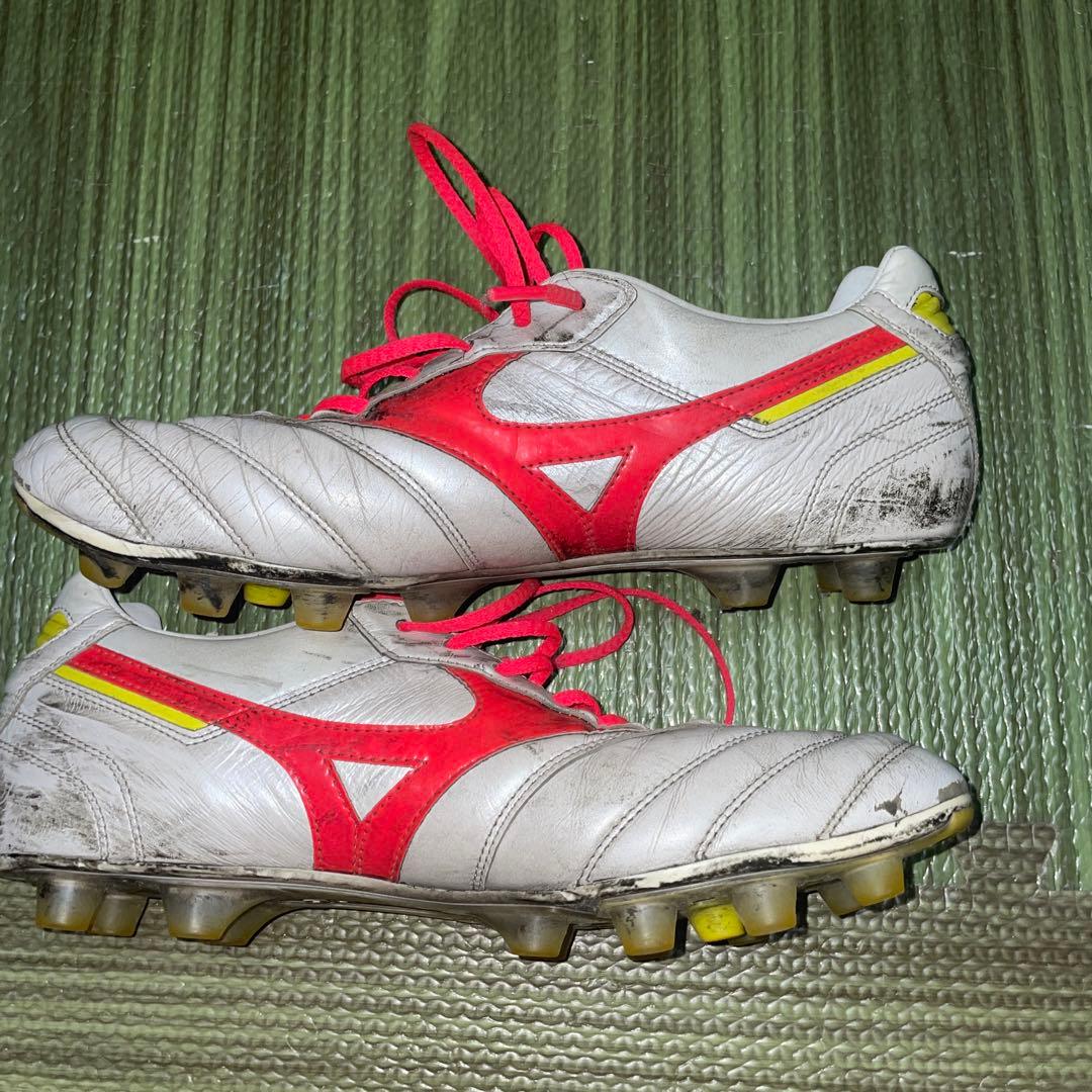 Mizuno Morelia スパイクシューズ グレー/レッド