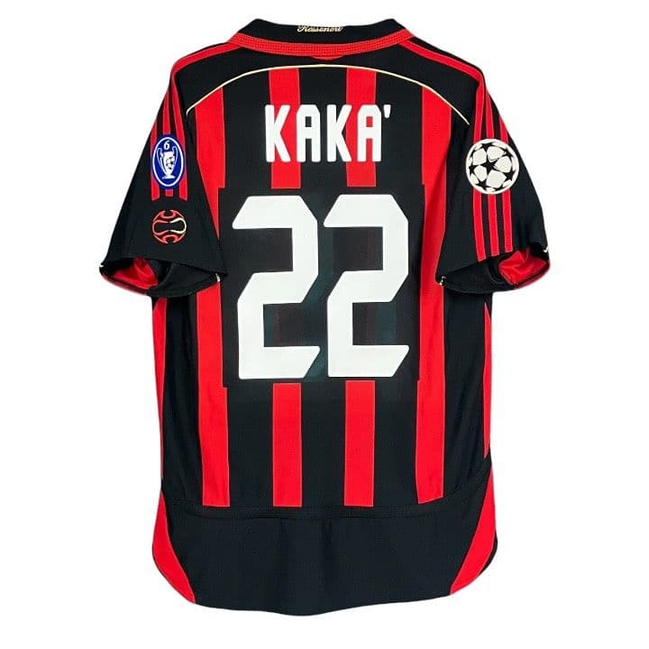 06-07 ACミラン　カカ　アディダスオフィシャル　CL仕様ユニフォーム