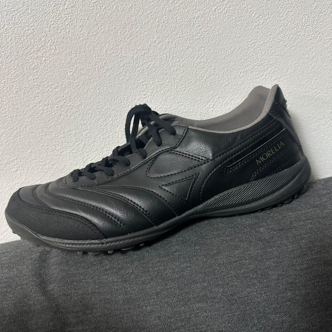 MORELIA プロフェッショナルモデル ブラック サッカーシューズ 26cm
