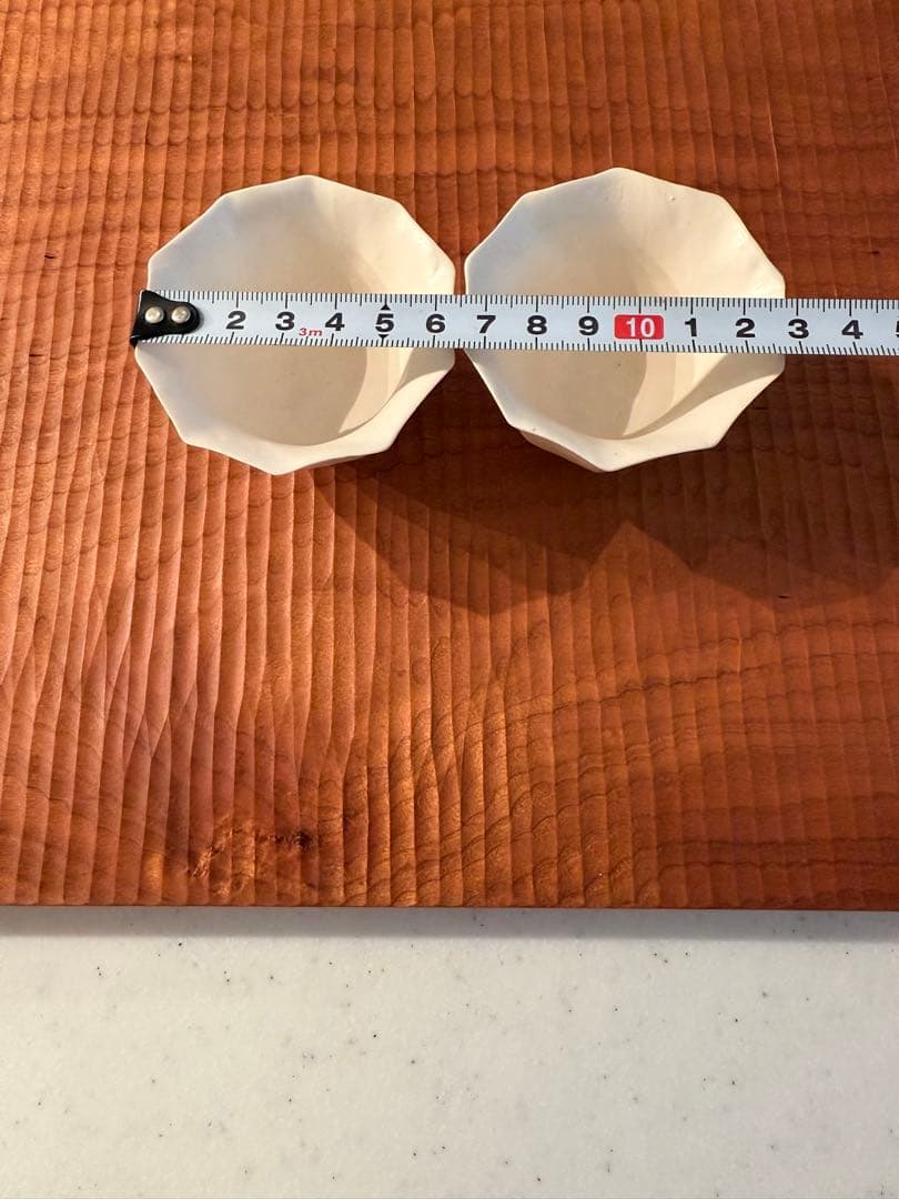 井山三希子　茶杯　湯呑み　2こセット　中国茶　煎茶　白　パールホワイト
