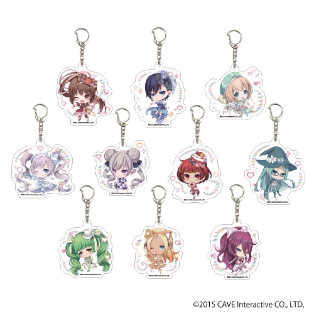 ゴシックは魔法乙女 A3 アクリルキーホルダー セット