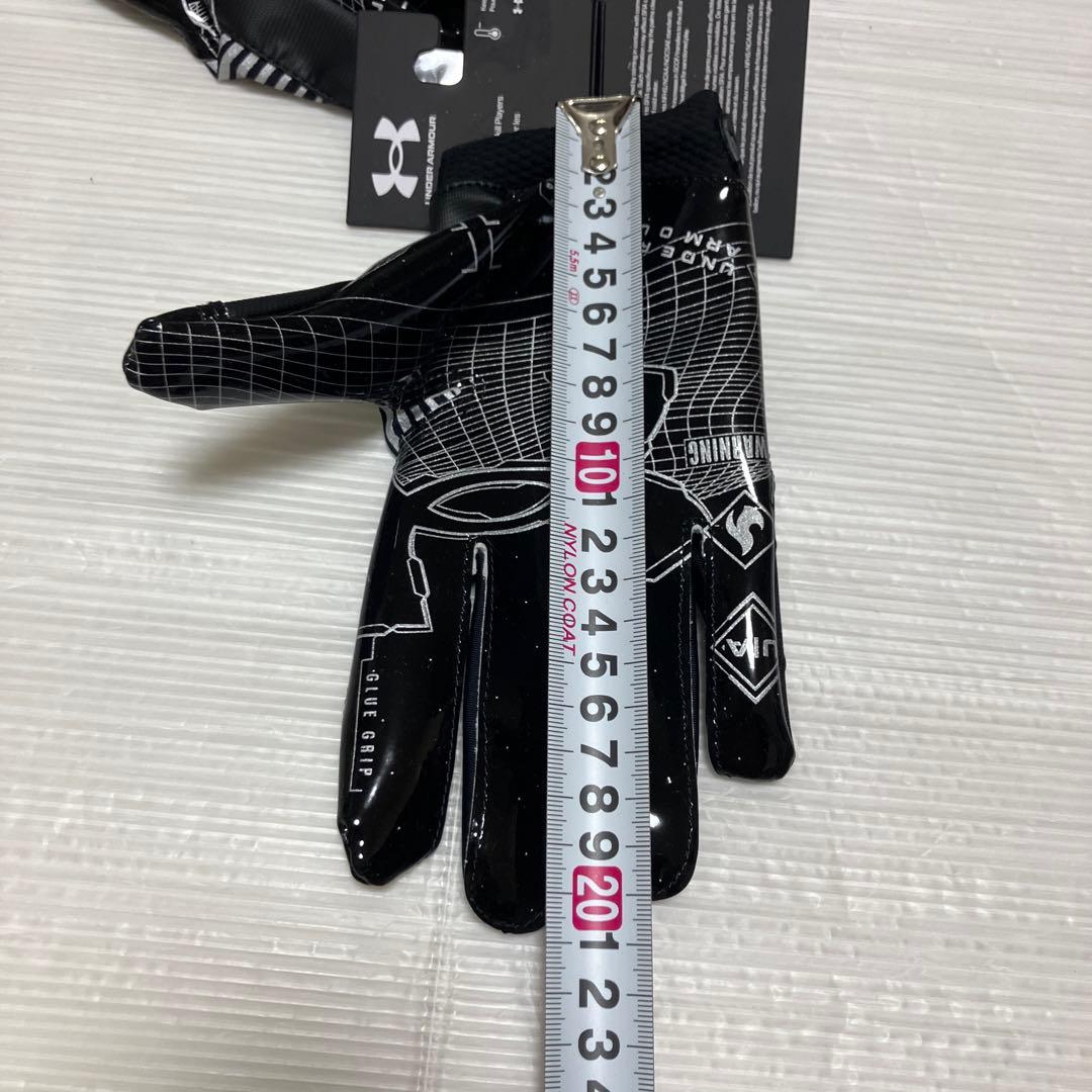 送料無料 新品 underarmour アメフト グローブUA BLUR L
