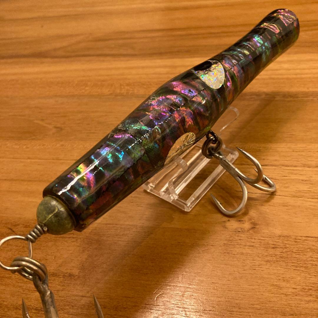 貝田ルアー トランペット170ブラックアバロン Shell Shaping
