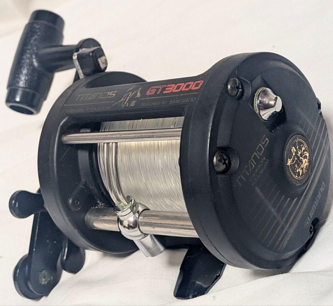 希少品シマノチタノス船GT3000両軸リール！