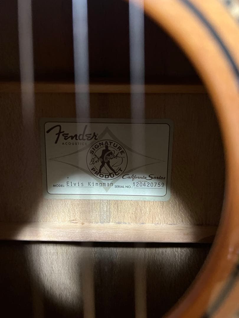 希少美品　Fender Elvis Presley Kingman ケース付き