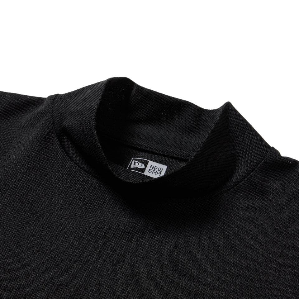 NEWERA GOLF 長袖 モックネック ゴルフボール ブラック Mサイズ
