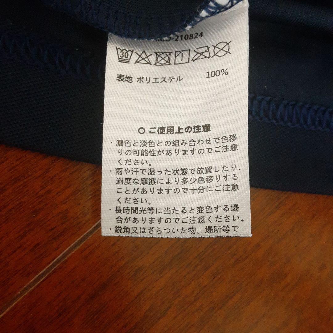 MUTA MARINE 　モックネックシャツ 　ネイビーM