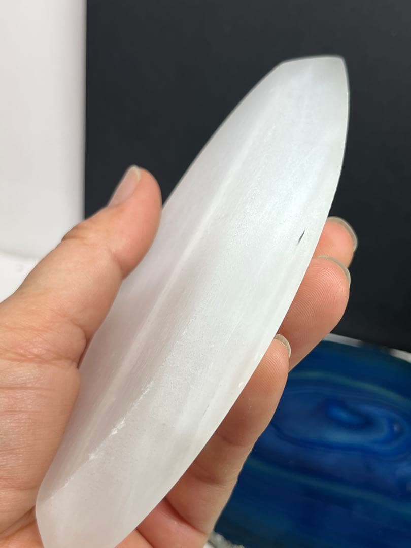 天然石　セレナイト　お皿　フローライト細石50g⭐️2032