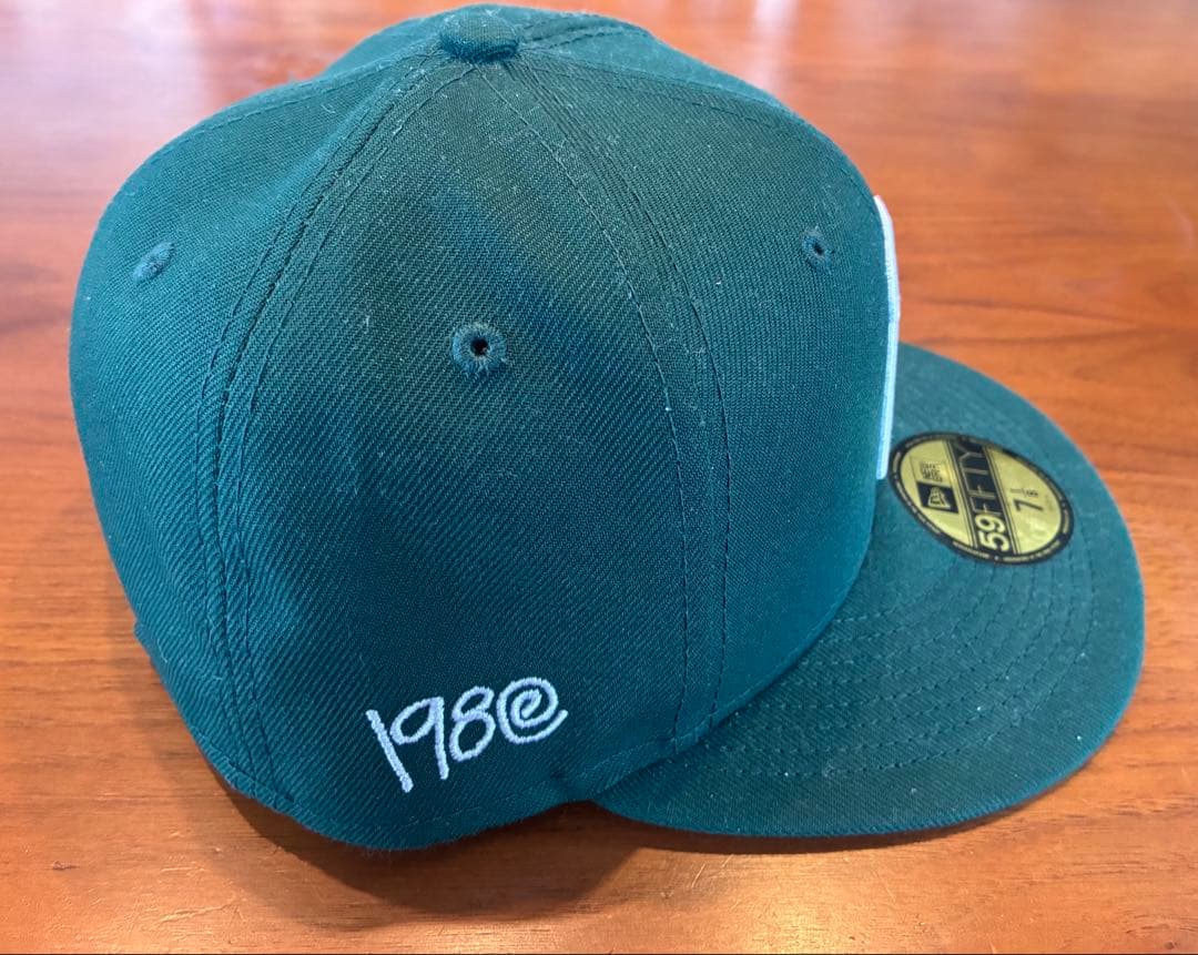 値下げ！！　New Era 59FIFTY 緑色 キャップ 7 1/8