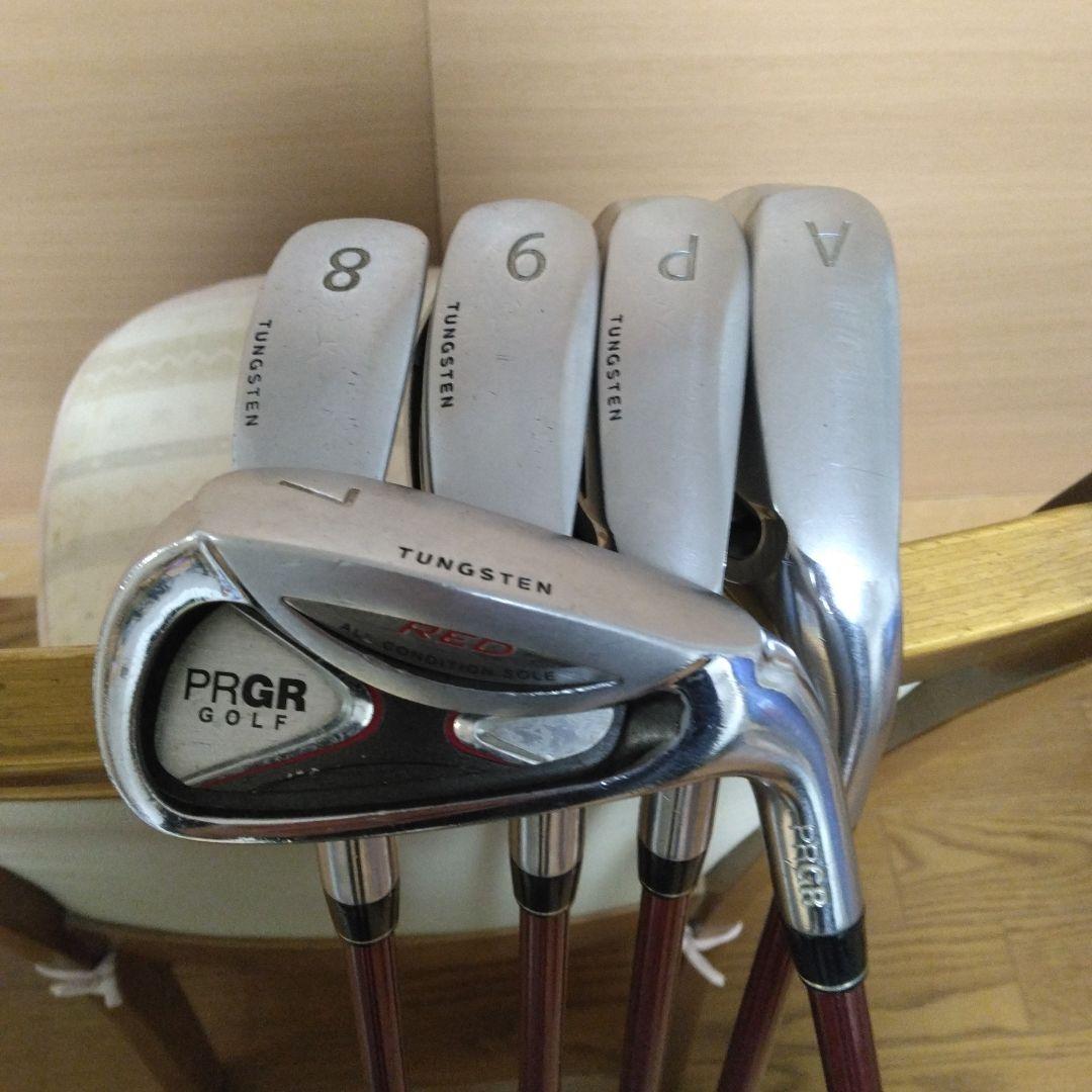 PRGR GOLF RED TUNGSTEN アイアンセット 7.8.9.P A