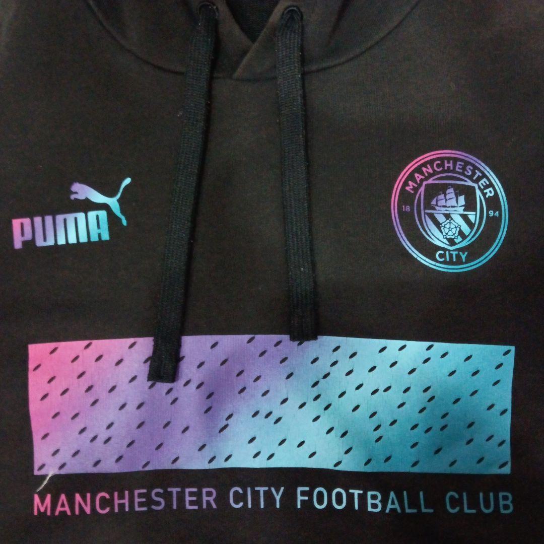 PUMA マンチェスター・シティ フード付きジャージＬサイズ