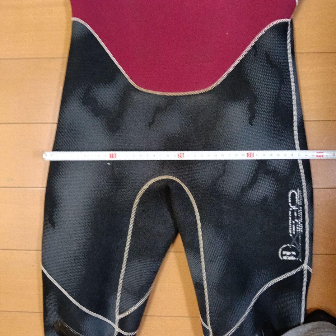 BILLABONG 3m フルスーツ ワインレッド・黒