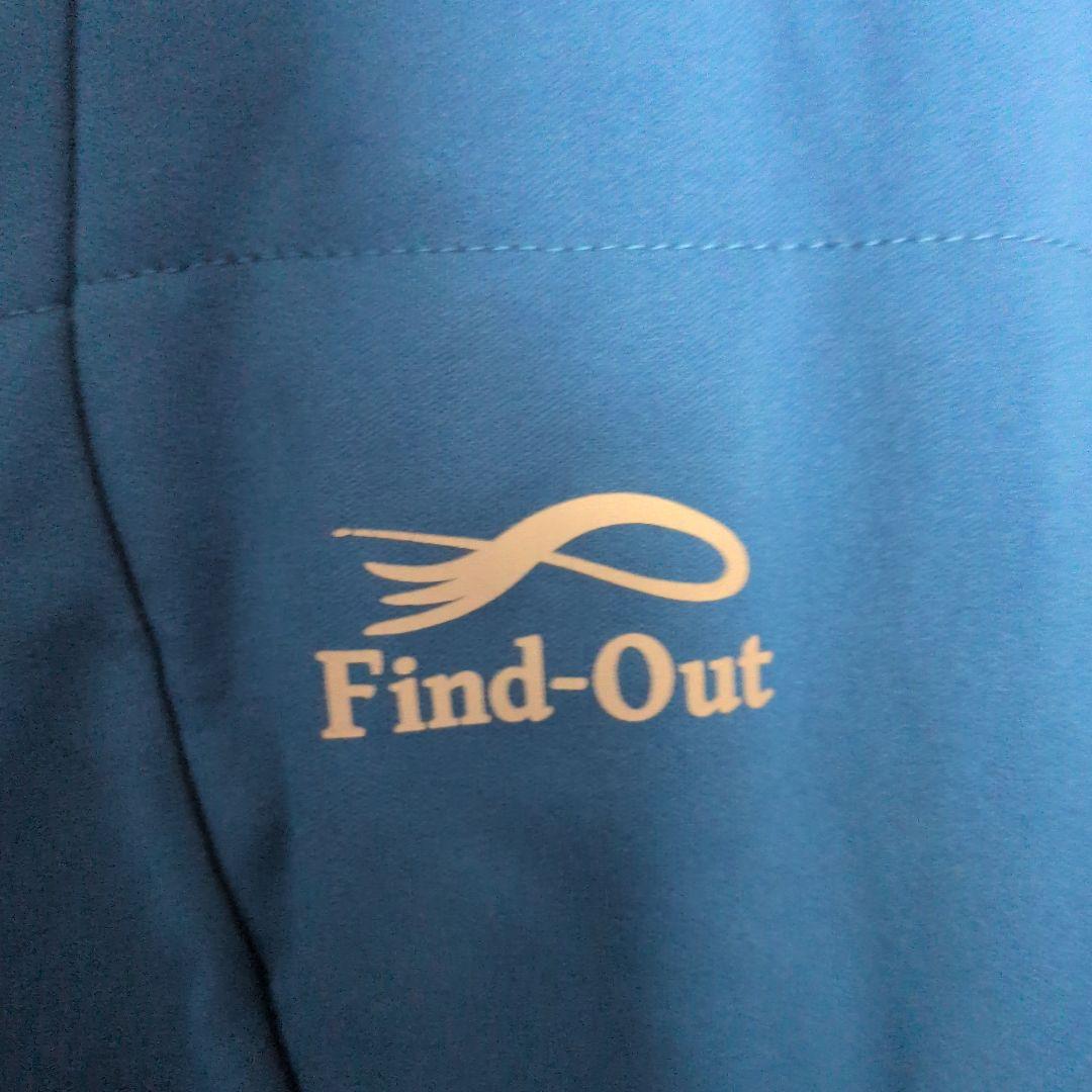Find-Out フード付き青サイクルジャケット