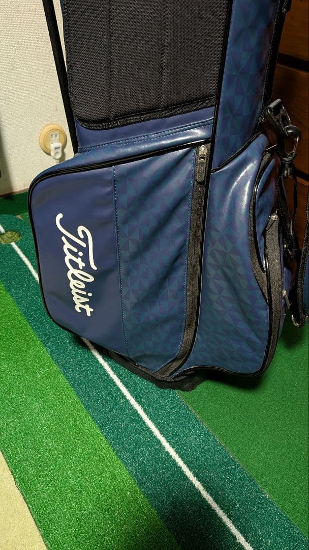 美品！Titleist ネイビー 限定品:軽量スタンドキャディバッグ