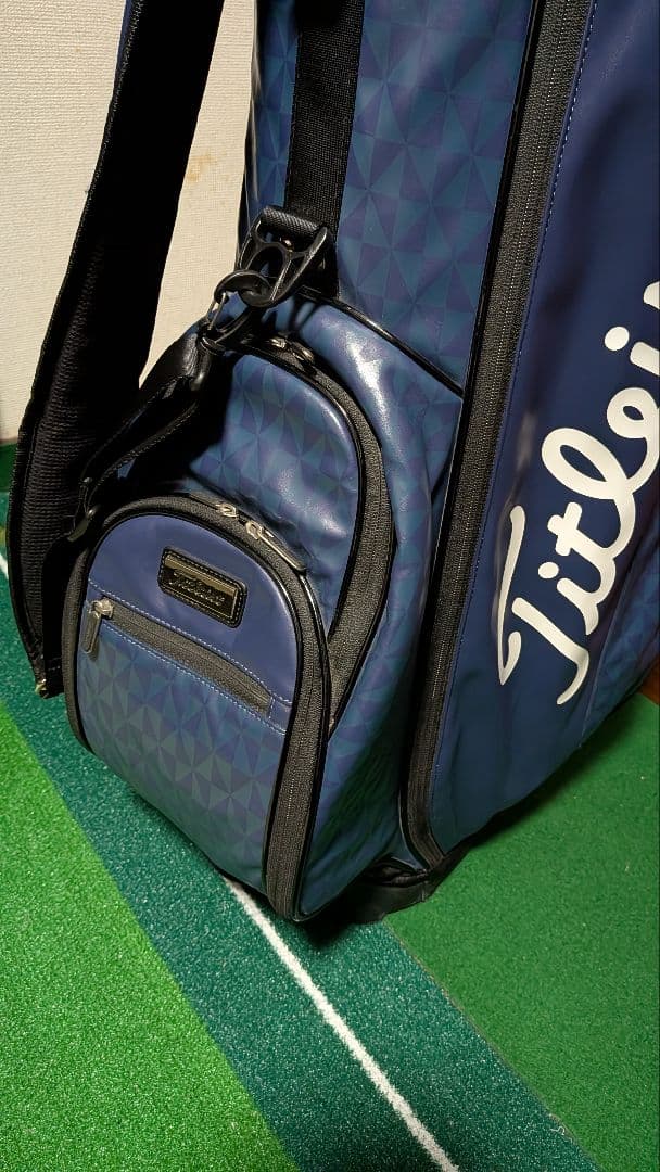 美品！Titleist ネイビー 限定品:軽量スタンドキャディバッグ