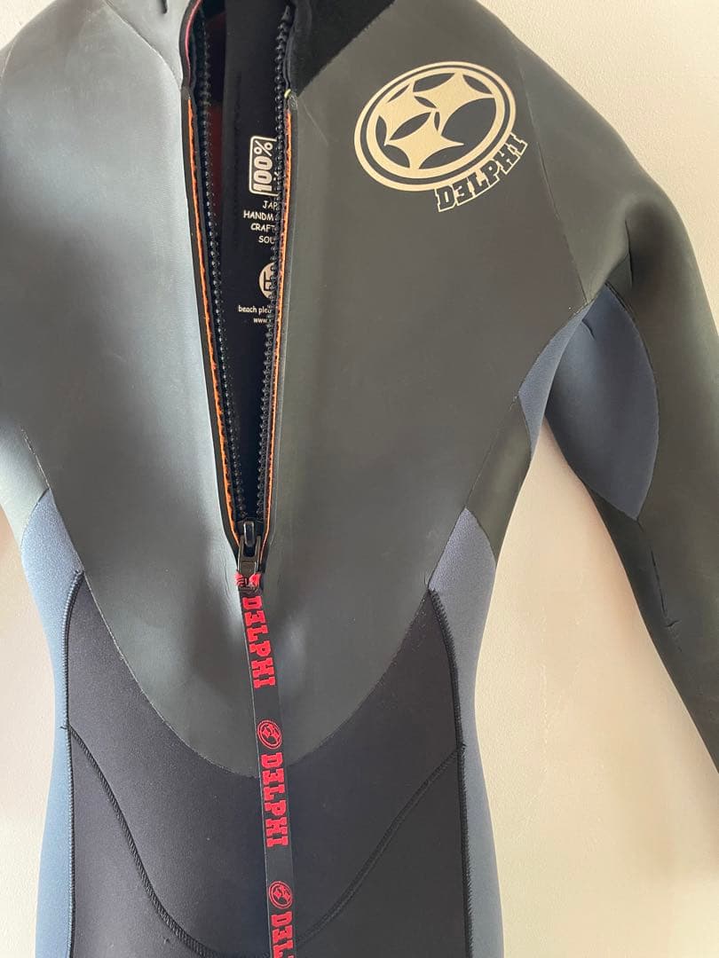 DELPHI 冬用 セミドライウエットスーツ サーフブーツ付き