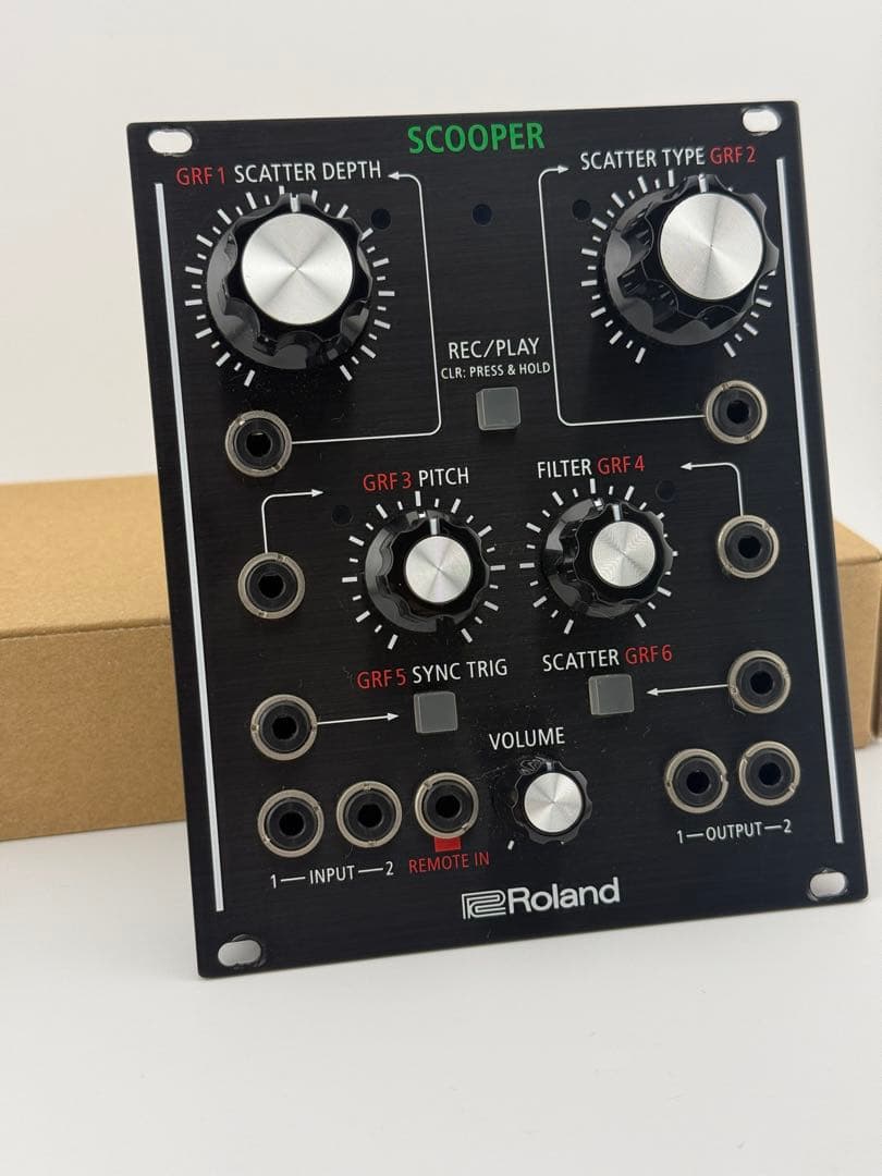Roland AIRA モジュラーシンセ　scooper dtm daw