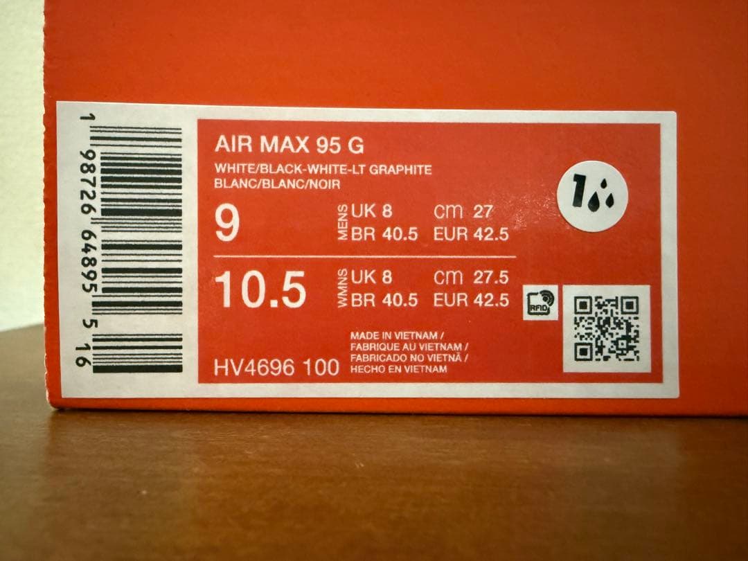 ★新品★ NIKE GOLF ナイキ　ゴルフ AIR MAX '95 G