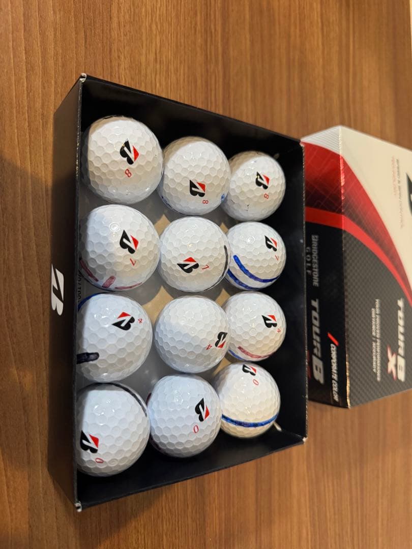 Bridgestone Tour B X ゴルフボール 21個入り(18個新品)