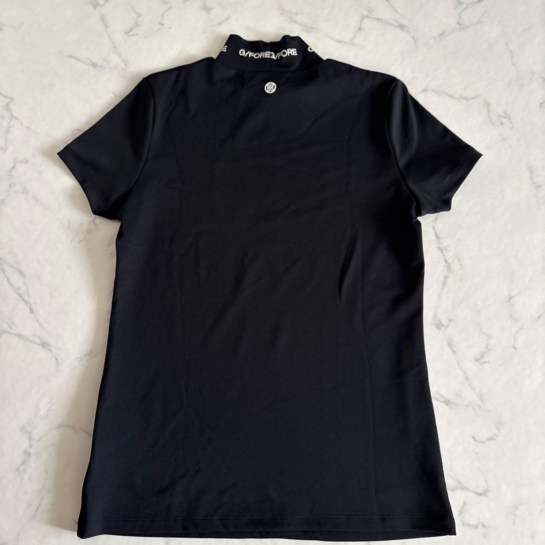 G/FORE ジーフォア ロゴ モックネック半袖Tシャツ ゴルフウェア 美品
