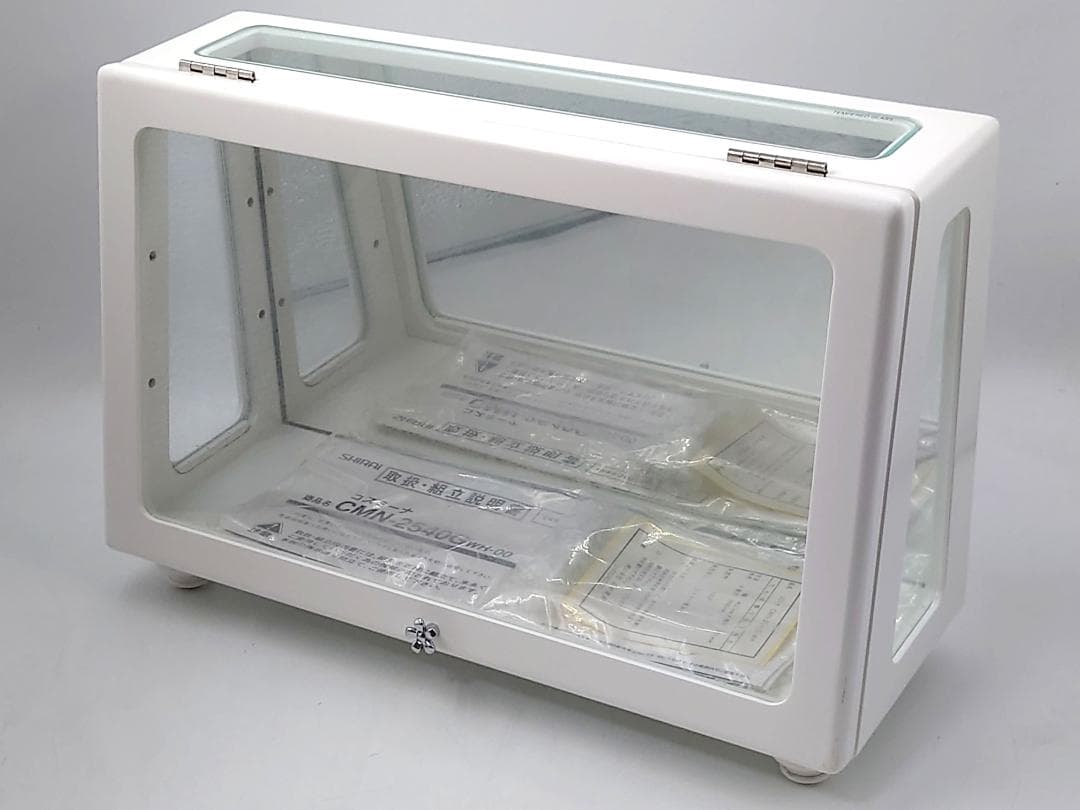 【未使用品?】 白井産業 ギャラリーケース コスミーナ CMN-2540G WH