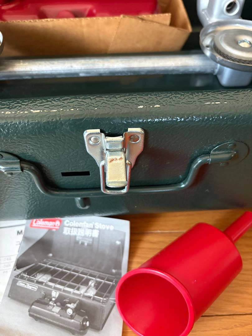 Coleman ツーバーナー413H 未使用品！フューエルファネル付き