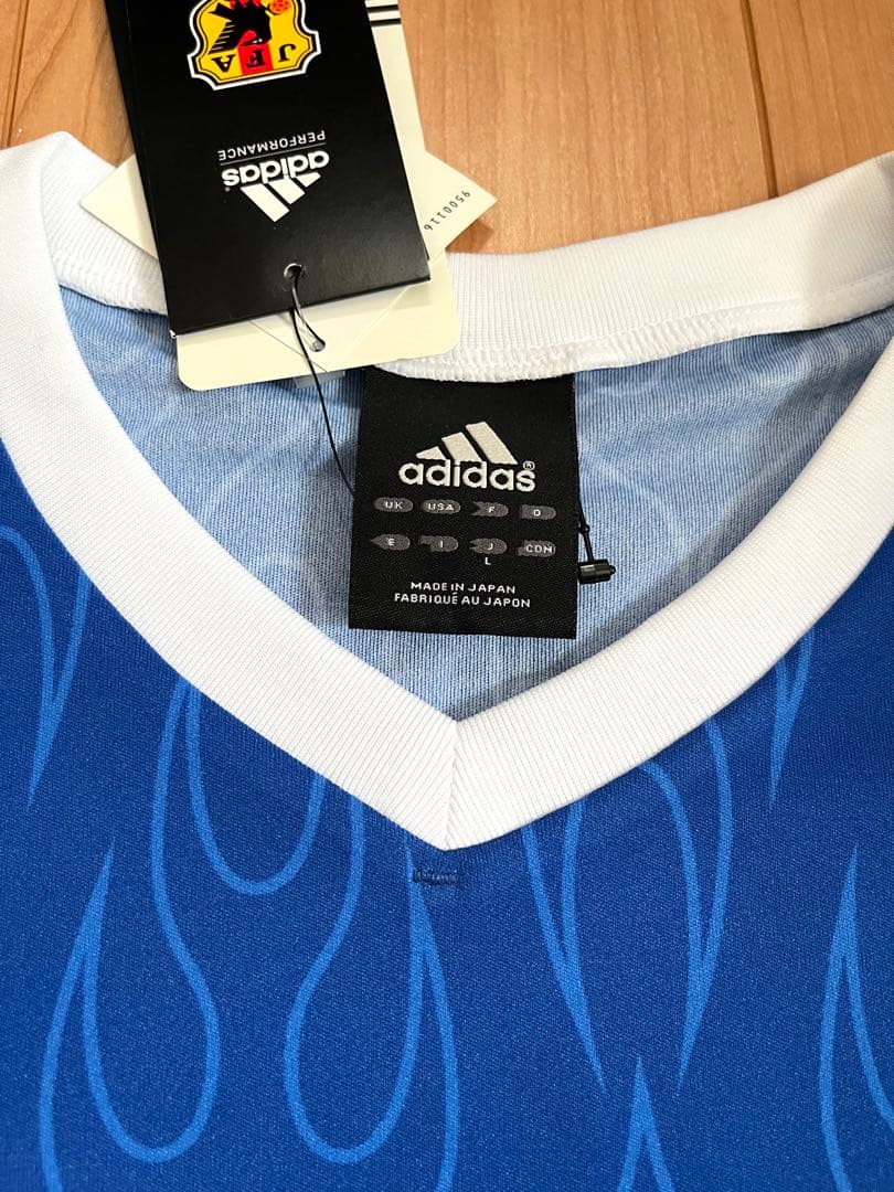 アディダス サッカー 日本代表 フランスW杯 炎 復刻 ユニフォーム ゴン中山