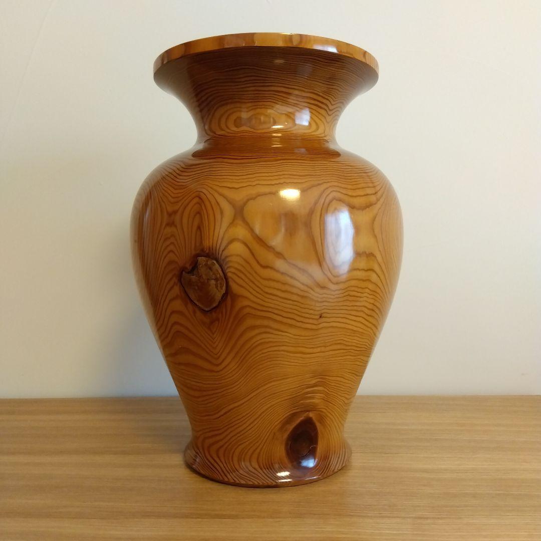 り*丸様 希少品　屋久杉の花瓶　壺
