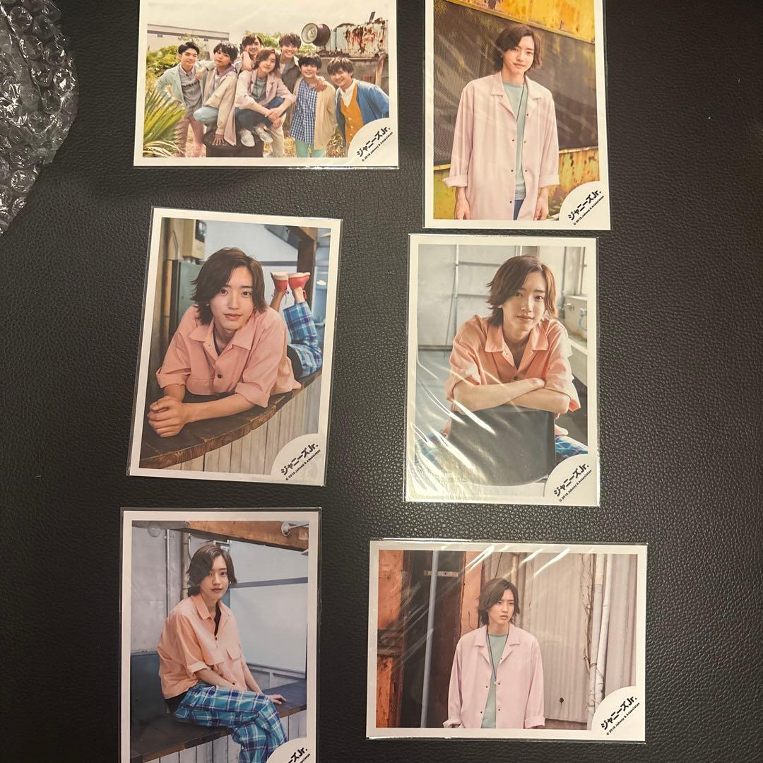 希少 なにわ男子 道枝駿佑 Jr時代公式写真 45枚セット まとめ売り