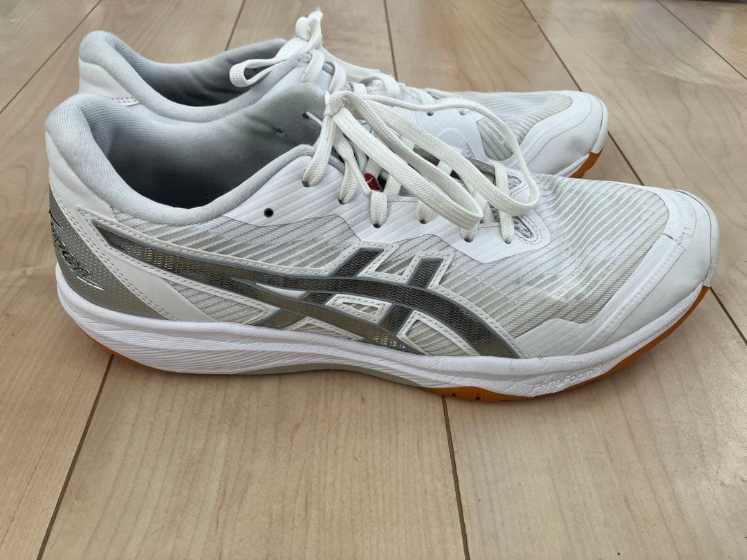ASICS バレーボールシューズ 28.5cm ホワイト/シルバー