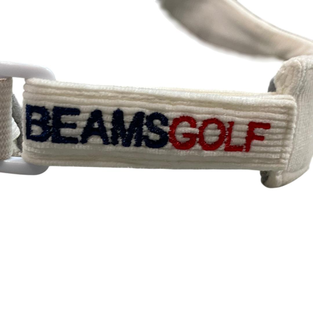 BEAMS GOLF ビームス ゴルフ コーデュロイ サンバイザー ホワイト