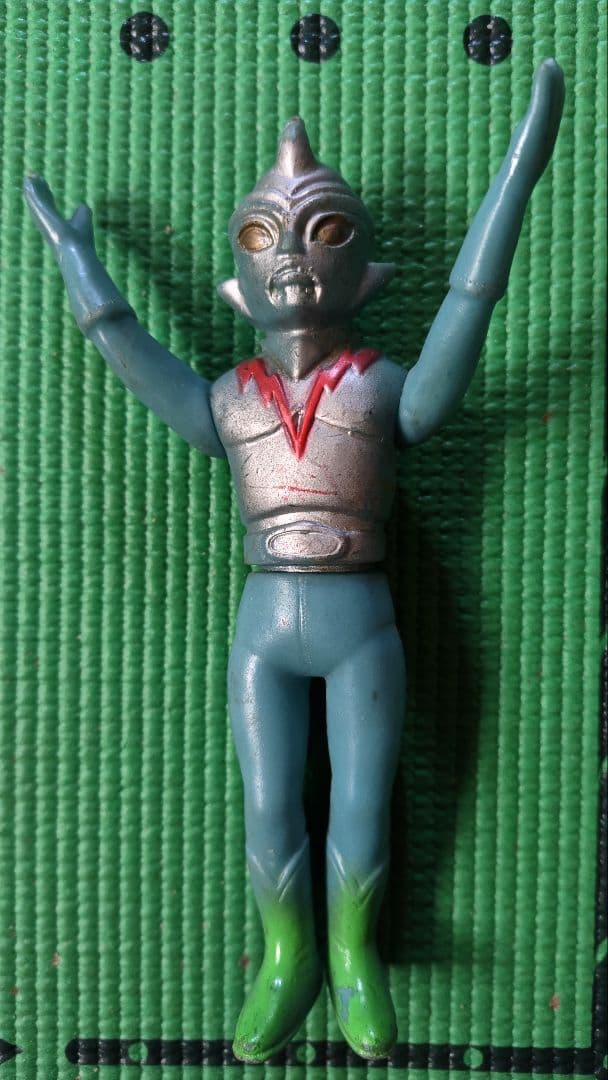 当時物　流星人間ゾーン　ソフビフィギュア　メーカー不明品　昭和レトロ