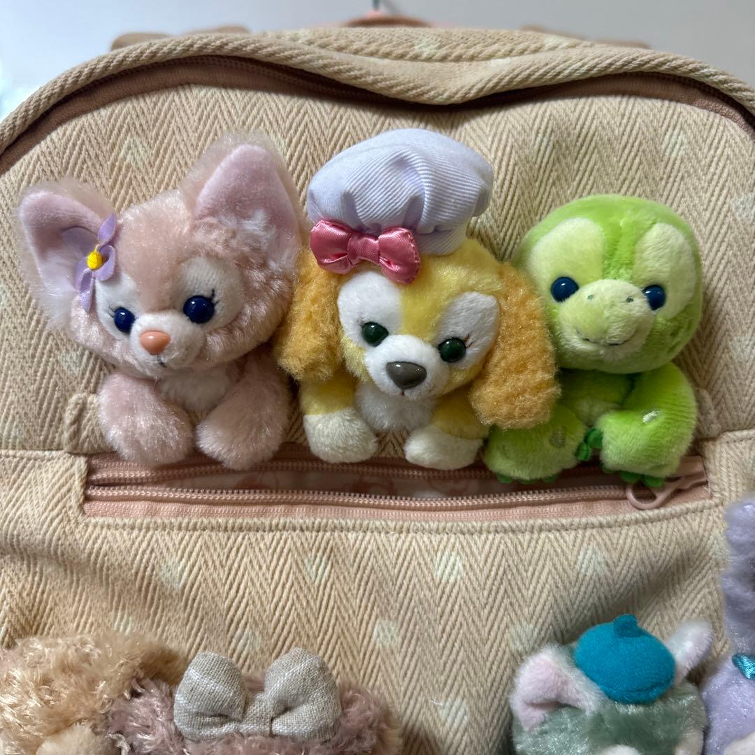上海ディズニー限定 超美品 希少 ダッフィーアンドフレンズ 7人 リュックサック