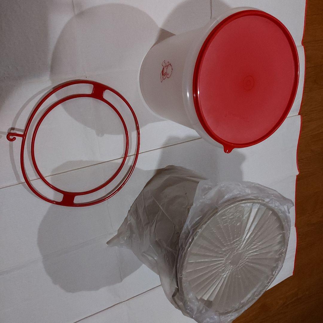 食品保存容器 プラスチック ジャイアント赤、マキシクィーン