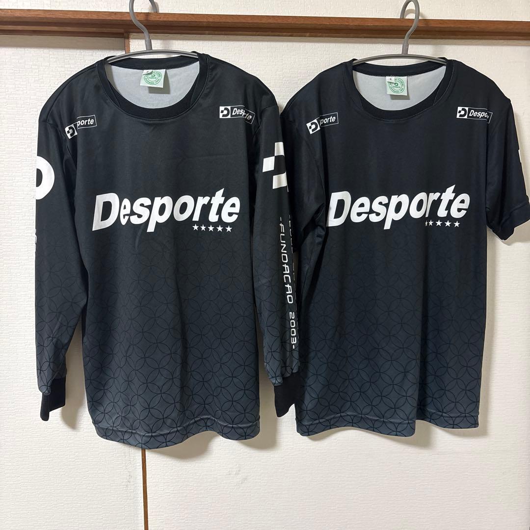 Desporteデスポルチ プラシャツ 長袖　半袖　ハーフパンツ　4点セット　S