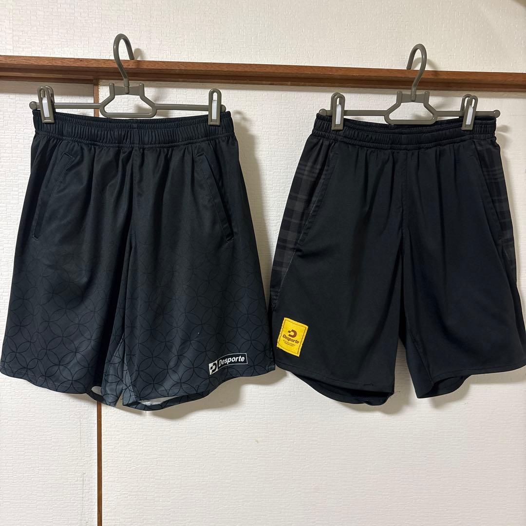Desporteデスポルチ プラシャツ 長袖　半袖　ハーフパンツ　4点セット　S