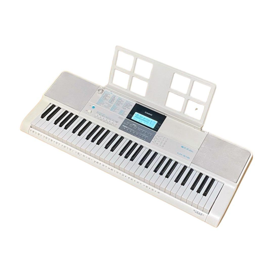 【美品】CASIO LK-516 光ナビゲーションキーボード 61鍵盤