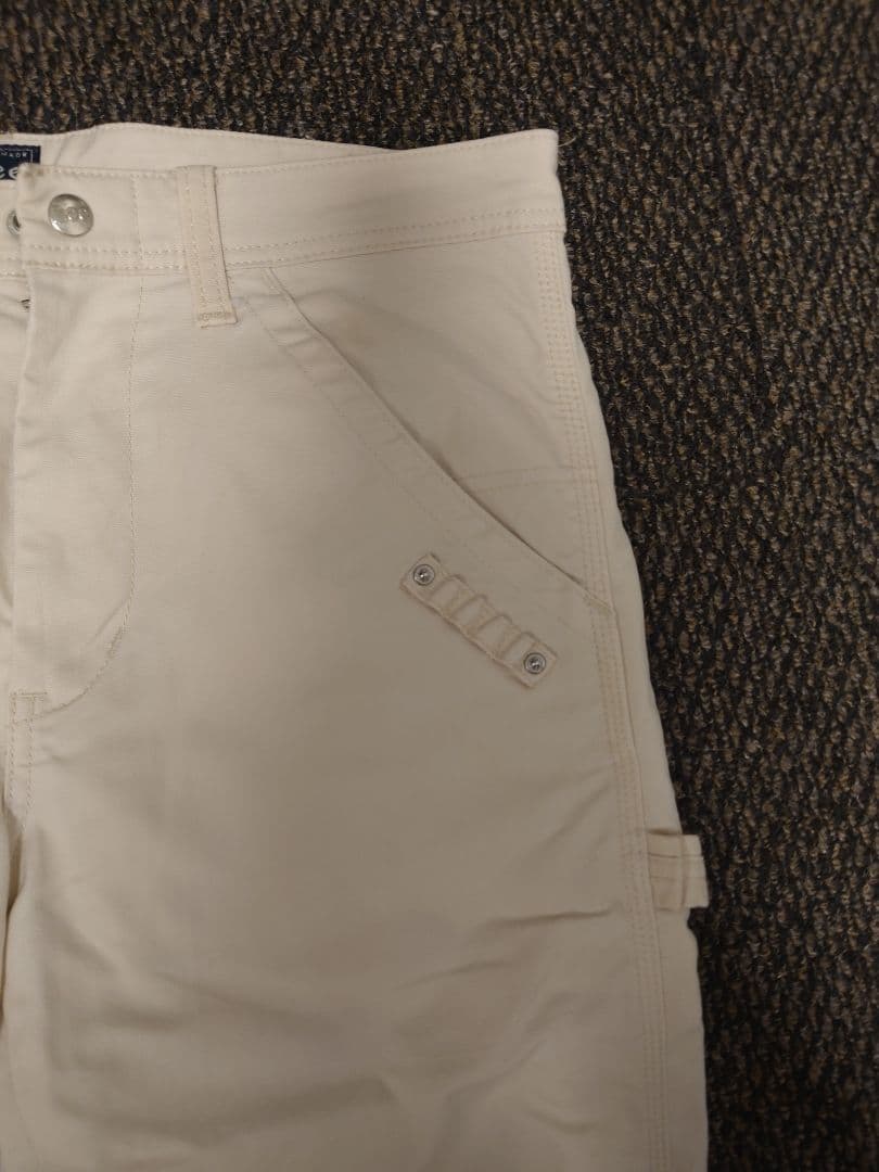 PEARLY GATES×Lee ホワイト スリムフィットパンツ