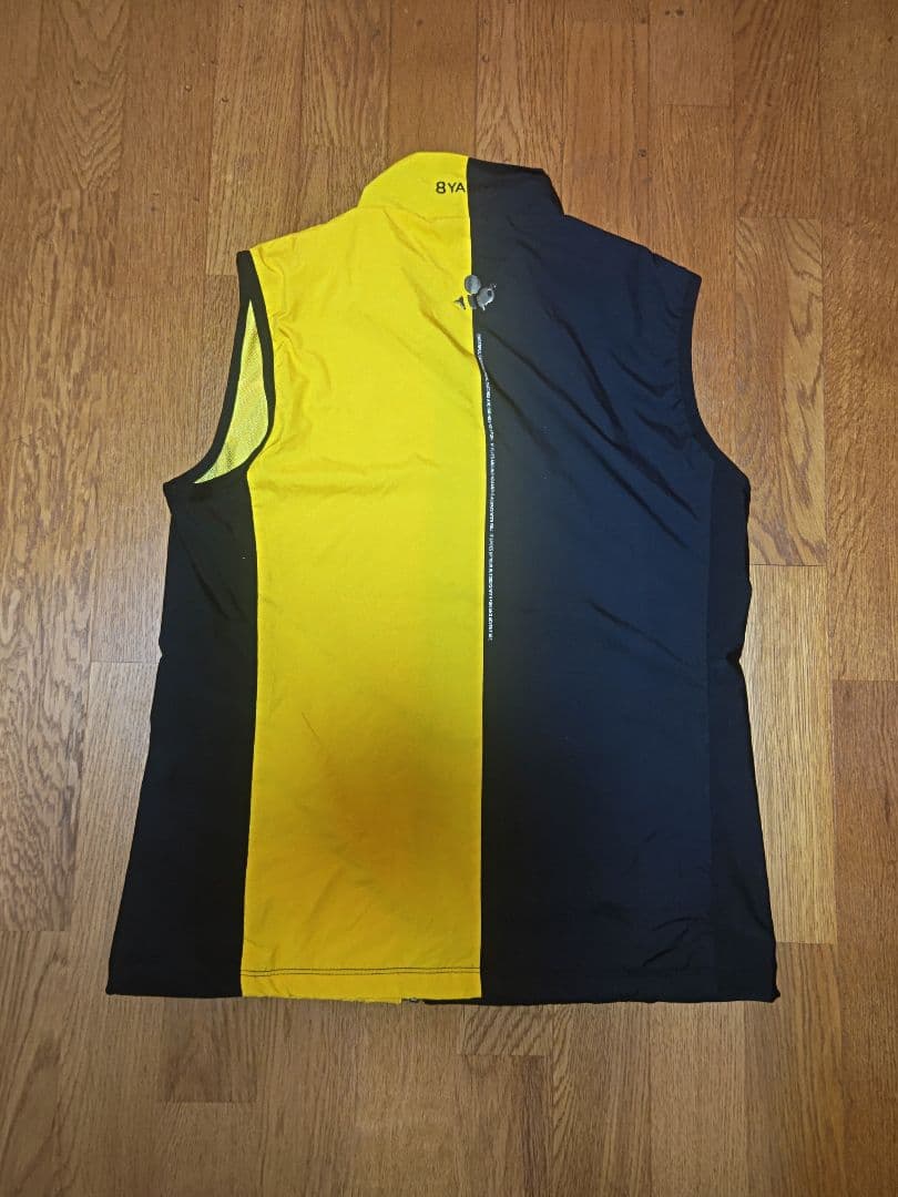 8YARDS ベスト 黒/黄色 ハチヤーズ サイズL 美品
