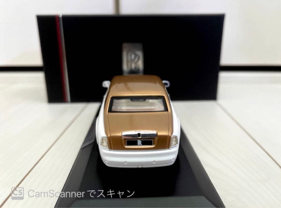 特別特価セール 1/43 ロールスロイス ファントム ホワイト ゴールド　イクソ