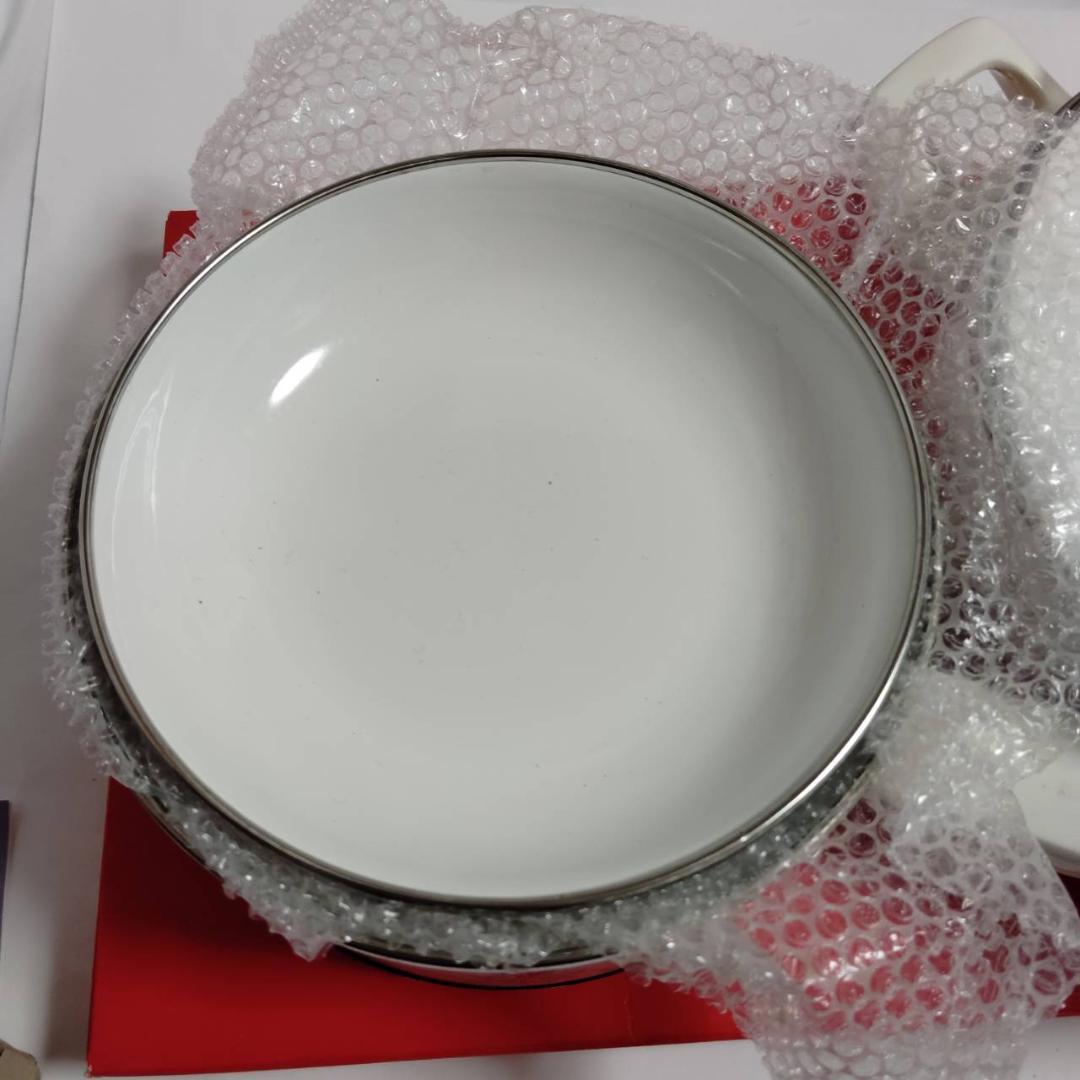 富士ホーロー カレンピーコック 両手鍋 片手鍋 セット カトレア 昭和レトロ